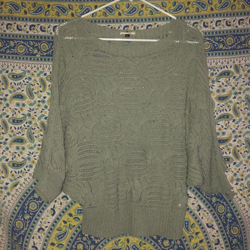 Bell sleeve sweater